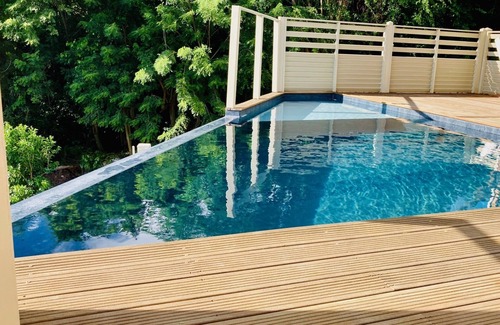 Les Anses-d'Arlets House | Villa Avec Piscine à Débordement vue mer aux Anses D'arlet 4