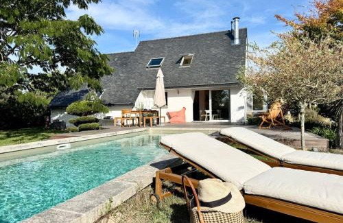 Erdeven House | Villa avec piscine - calme absolu 5 min des plages