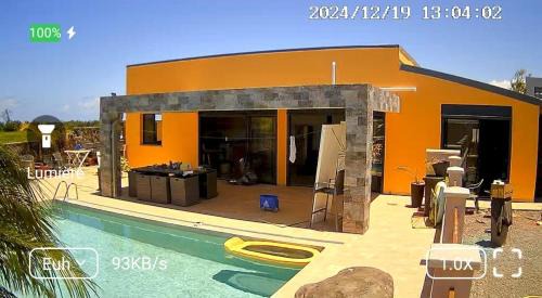 Saint-Andre Villa | villa avec piscine privé vue sur mer et montagne