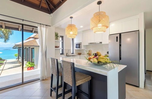 Bophut Villa | Villa Bacaya l Beachfront 3BR Luxury Villa