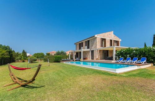 es Bacares Villa | Villa Barcares Gran for 10, pool, gym and close to beach