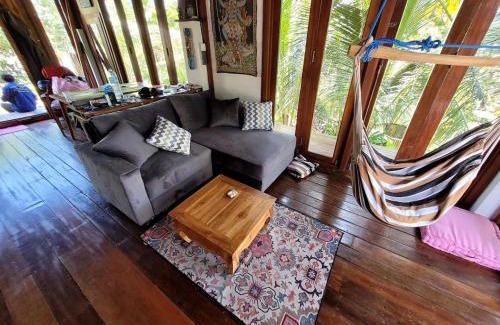 Tampaksiring Villa | Villa Baruna - 2 storey teak villa - volcano view