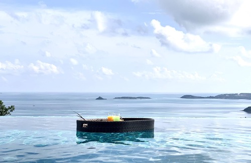 Bophut Villa | Villa Bella (5 Beds4rooms All Sea View, BIG Infinity Salted Pool)