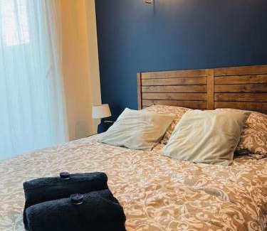 Andrezieux-Boutheon Villa | villa bleu marine chic calme et jardin