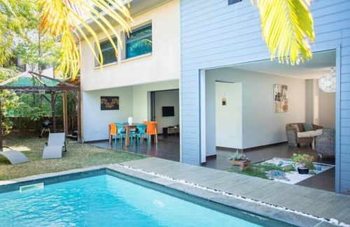 La Saline Les Bains Villa | Villa Blue Lagoon - Dans quartier calme