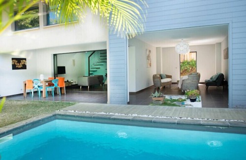 La Saline Les Bains Villa | Villa Blue Lagoon - Dans quartier calme