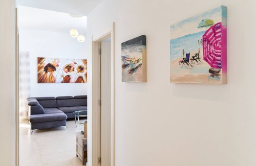 Playa Blanca Resort | 'Villa Blue New Horizont' with Sea View, Wi-Fi and Air Conditioning