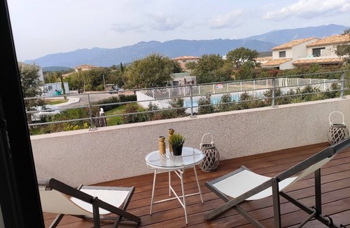 Lecci Condo | Villa " Cairn " à San Ciprianu Corse du Sud - Swimming pool & Beach