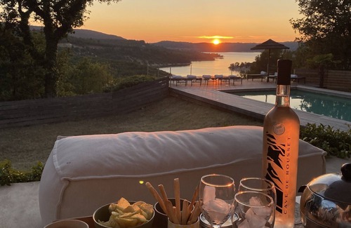 Bauduen Villa | Villa Caprice, Provencal house with exceptional view of Lac de Ste-Croix
