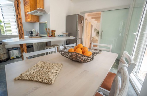 Formentera House | Villa CASA VERDE with private parking and swimming pool. WIFI, A/C, Terraces and BBCOA⭐