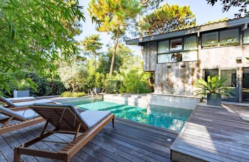 L'Herbe Villa | Villa d'architecte avec piscine au Cap ferret