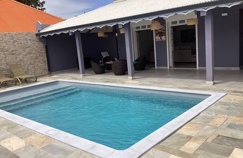 Sainte-Anne Villa | Villa d'Exception avec Piscine - 3 Min de la Plage 4 chambres climatisées
