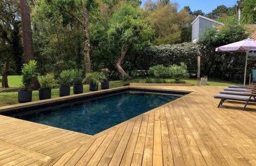 Seignosse Villa | Villa de luxe avec piscine chauffée et salle de sport - FR-1-791-10