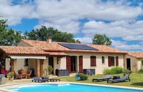 Mauroux Villa | Villa de Mauroux south-west heated swimming pool.