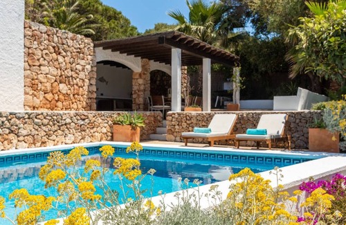 Sant Lluis Villa | Villa Delfin❤️Free WiFi-AC-Prived pool-200mts to the sea