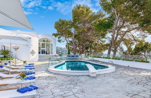 Anacapri Villa | Villa Egeria: A charming and bright two-story villa situated on a hillside in a residential area, with Free WI-FI.