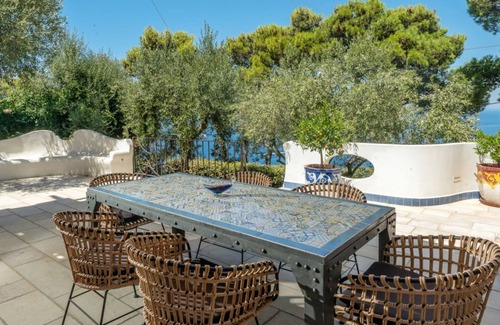 Anacapri Villa | Villa Emma sunset view pool, vegetable garden and it's like being in a fairytail