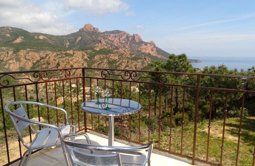 Antheor Villa | Villa Esterella, panoramic view of the Esterel and the sea, heated pool