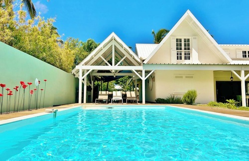 La Saline Les Bains Villa | *VILLA FLEUR DE LUNE* - heated pool and lagoon