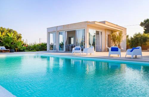 Santa Maria del Focallo Villa | Villa Gioie della Vita con piscina vista mare