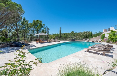 Tourtour Villa | Villa Hauteurs de Tourtour – Luxury hilltop villa with panoramic views, large heated pool and full privacy in Provence