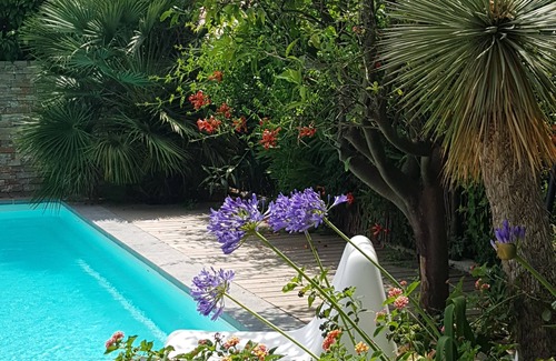 Miramar House | Villa heated pool 100m beach, 20 m from the port, terrace, Seaside, air conditioning