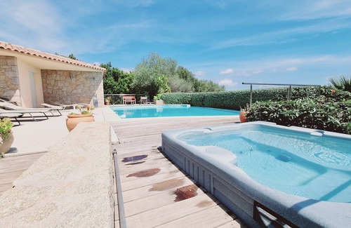 Porto-Vecchio Villa | Villa heated pool sea view, jacuzzi 2 minutes from Porto-Vecchio