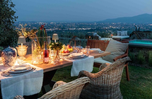 San Michele di Moriano Villa | VILLA IL CASTELLO: Vibrant Sanctuary of Enchanting Colours. 6 Bedrooms, Private Pool