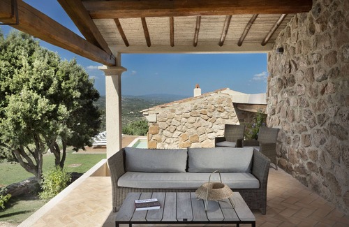 Arzachena Villa | Villa 'India' with Sea View, Wi-Fi and Air Conditioning