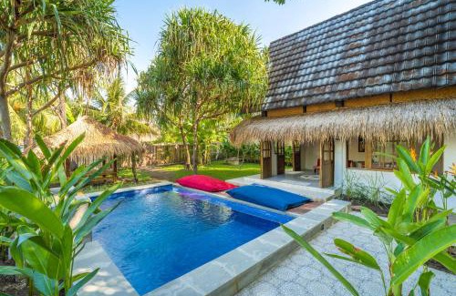 Gili Air Villa | Villa Kupu-Kupu, private pool & lush garden