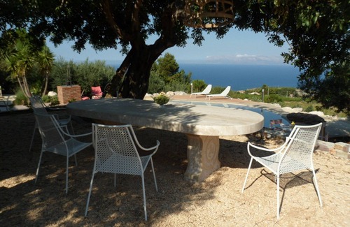 Scopello Villa | Villa "La Bellevue", bio natural pool and fantastic sea wiew!