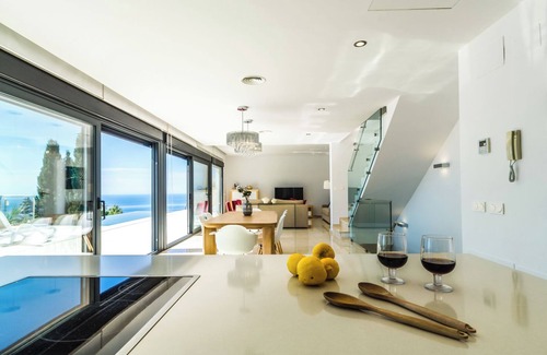 Salobrena Villa | Villa La Perla with private heated pool and great views