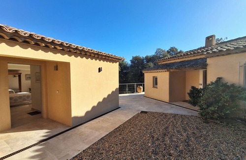 Plan-de-la-Tour Villa | Villa LE CAILLOU, PMR, air-conditioned, heated pool, not overlooked
