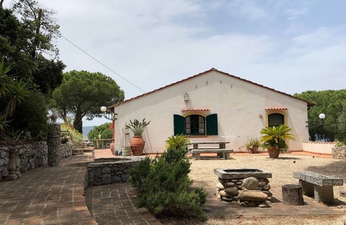 Capoliveri Villa | Villa 'Le Ginestre Di Mare' with Sea View, Private Terrace and Private Garden