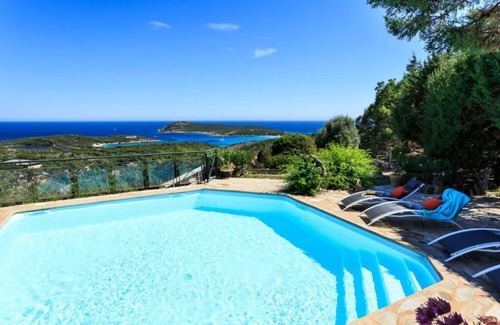 Santa Giulia Villa | Villa Les Arbousiers, exceptional view of Rondinara Bay and Sardinia