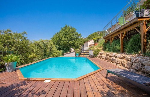 Bauduen Villa | Villa 'Les Brés' with Lake View, Private Pool and Wi-Fi