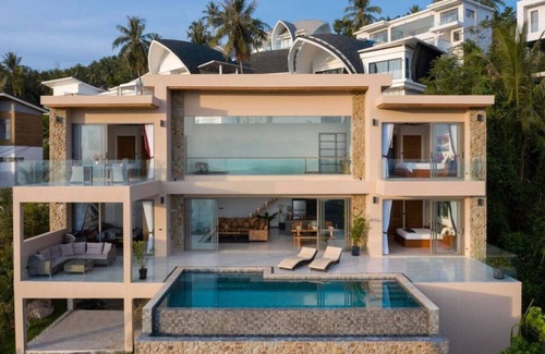 Lamai Villa | 'Villa Majesta"Amazing View, luxury 4br Pool villa