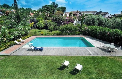 Santa Venerina Villa | Villa Mareneve, Villa with Private Pool, Etna Sea view. CIN EN087048C2PTJBZY2J