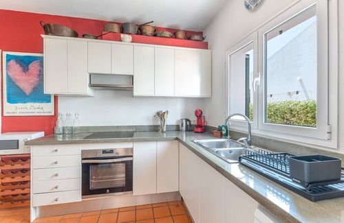 Sant Lluis Villa | Villa 'Mottarone Cerca De Mar' with Private Pool, Wi-Fi and Air Conditioning