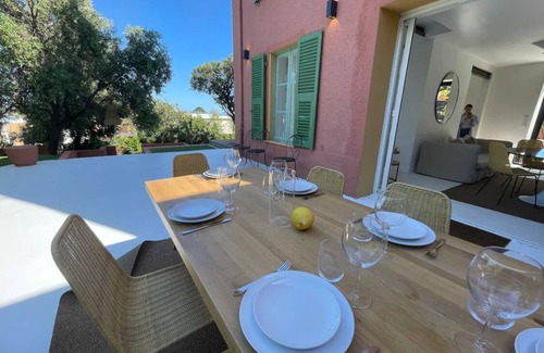 Fabron Villa | Villa Niçoise sea view with pool and jacuzzi