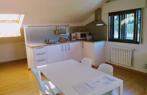 Poio Apartment | Villa Oubiña Poio with terrace and barbecue aparb