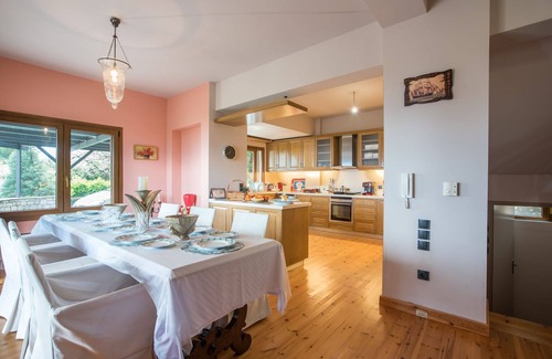 Selianitika Villa | Villa Panorama with Sea View and common Swimming Pool