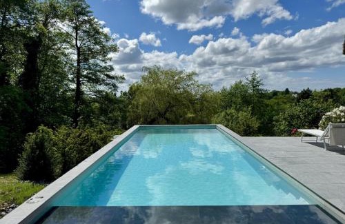 Touques Villa | Villa Pier'Art - Piscine Jacuzzi Tennis Vue Mer