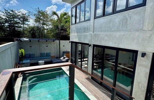Tanjungbenoa Villa | Villa Rasmia 3-BR, 3 BATH in Bali with WiFi, AC, private pool, and free parking.