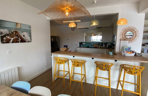 Saint-Jacques Villa | Villa rental 15 persons direct access to the beach + heated swimming pool