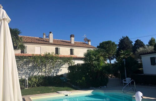 Ostra Vetere House | Villa Rosina mit Pool auf einem Weinberg in den Marken Italiens Nähe Strand