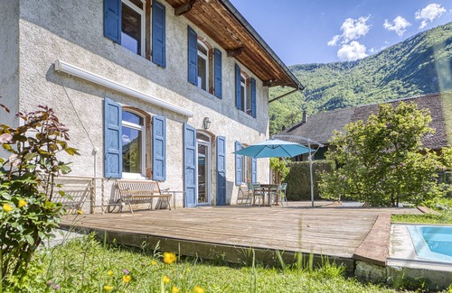 Verthier House | Villa Rustique Barjaque - avec Piscine