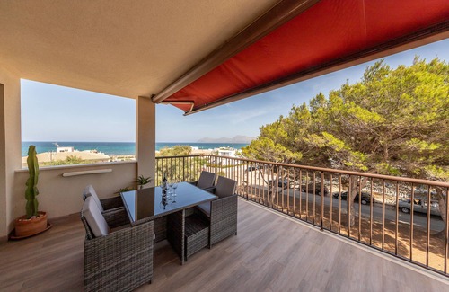 Son Serra de Marina Villa | Villa 'Sa Nineta' with Beautiful Sea Views, Private Pool, Terrace, Garden, Wi-Fi & A/C