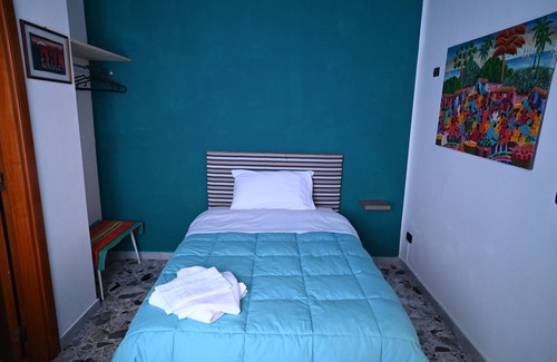 Brindisi Histotic Center House | Villa San Giuseppe blue room bed 1+1/2
