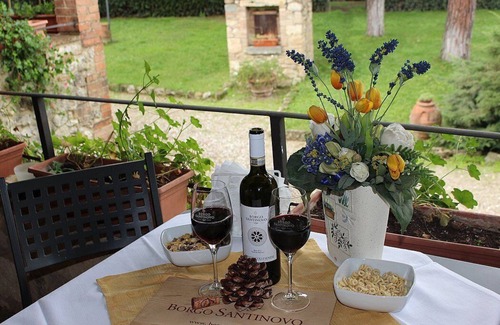 Colle di Val d'Elsa House | Villa Saveria N: A welcoming apartment surrounded by the greenery.